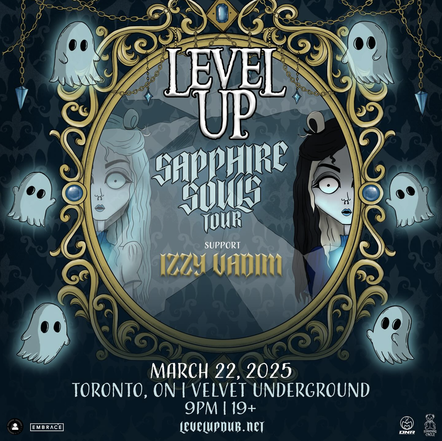 Level Up Sapphire Souls Tour Toronto Flyer