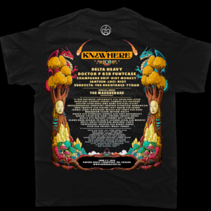 KNWHERE LINE UP TEE